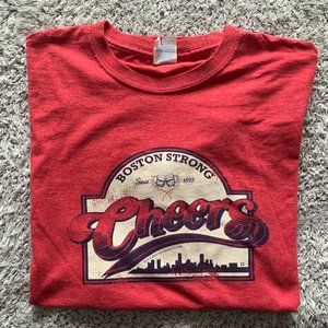 Boston Strong Cheers Retro Style T-Shirt. XL. Port & Company.